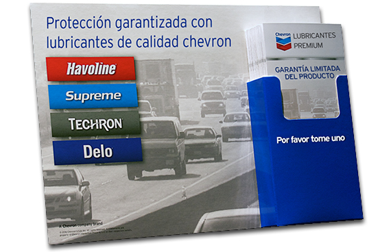 Proteccion garantizada con lubricantes de calidad Chevron